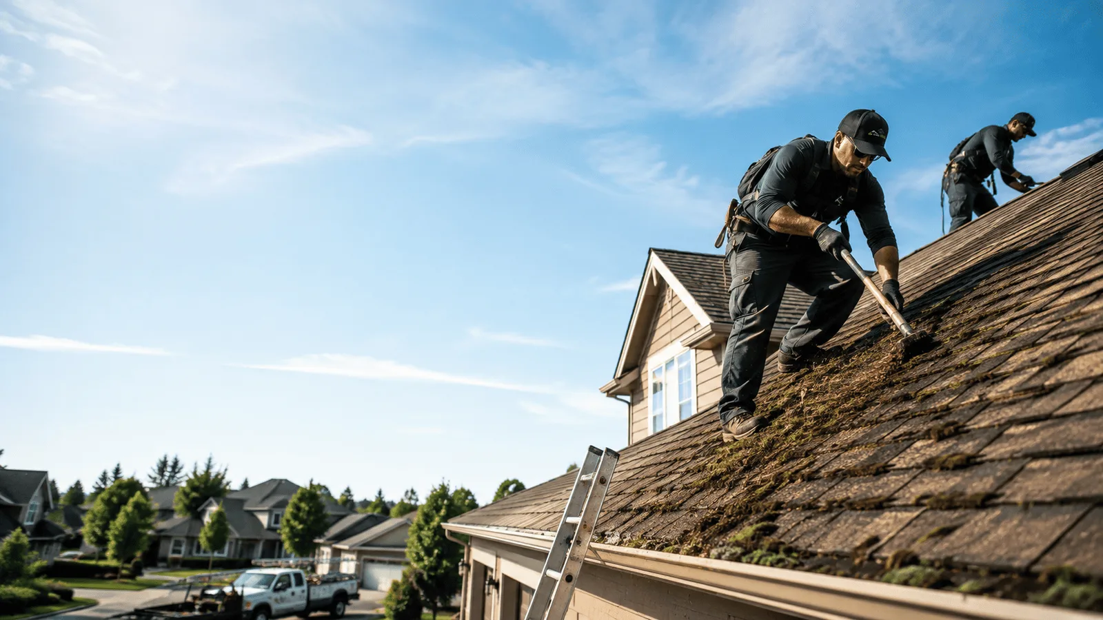 Roof Moss Removal in Wing, AL near me